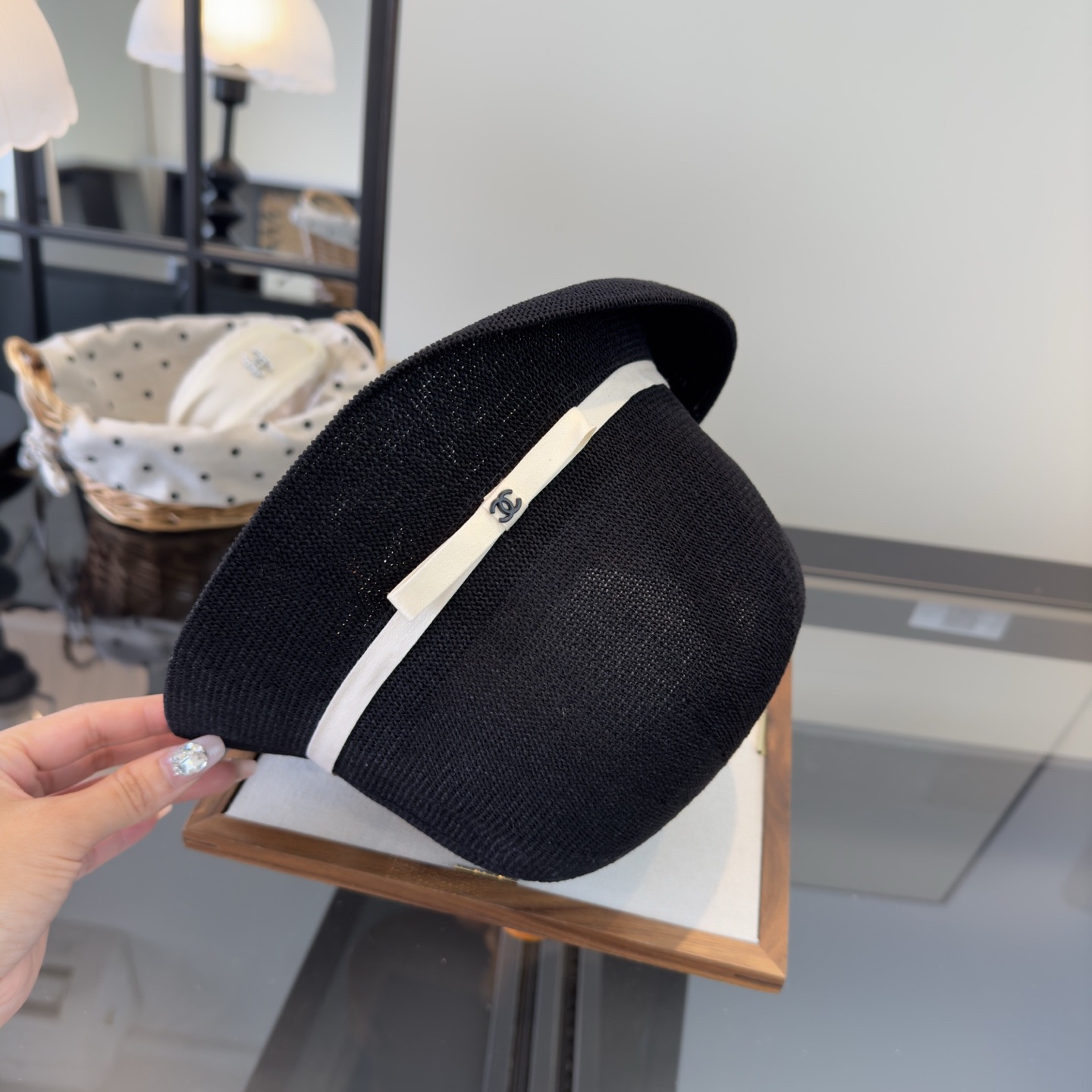 Chanel Chanel香奈儿新款卷边盆帽，高端定制，头围57cm