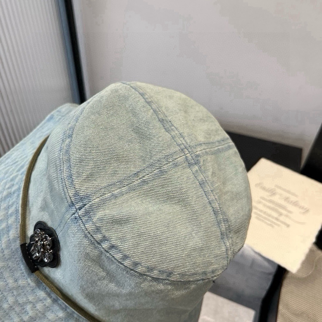Louis Vuitton LV路易威登牛仔渔夫帽，头围57cm