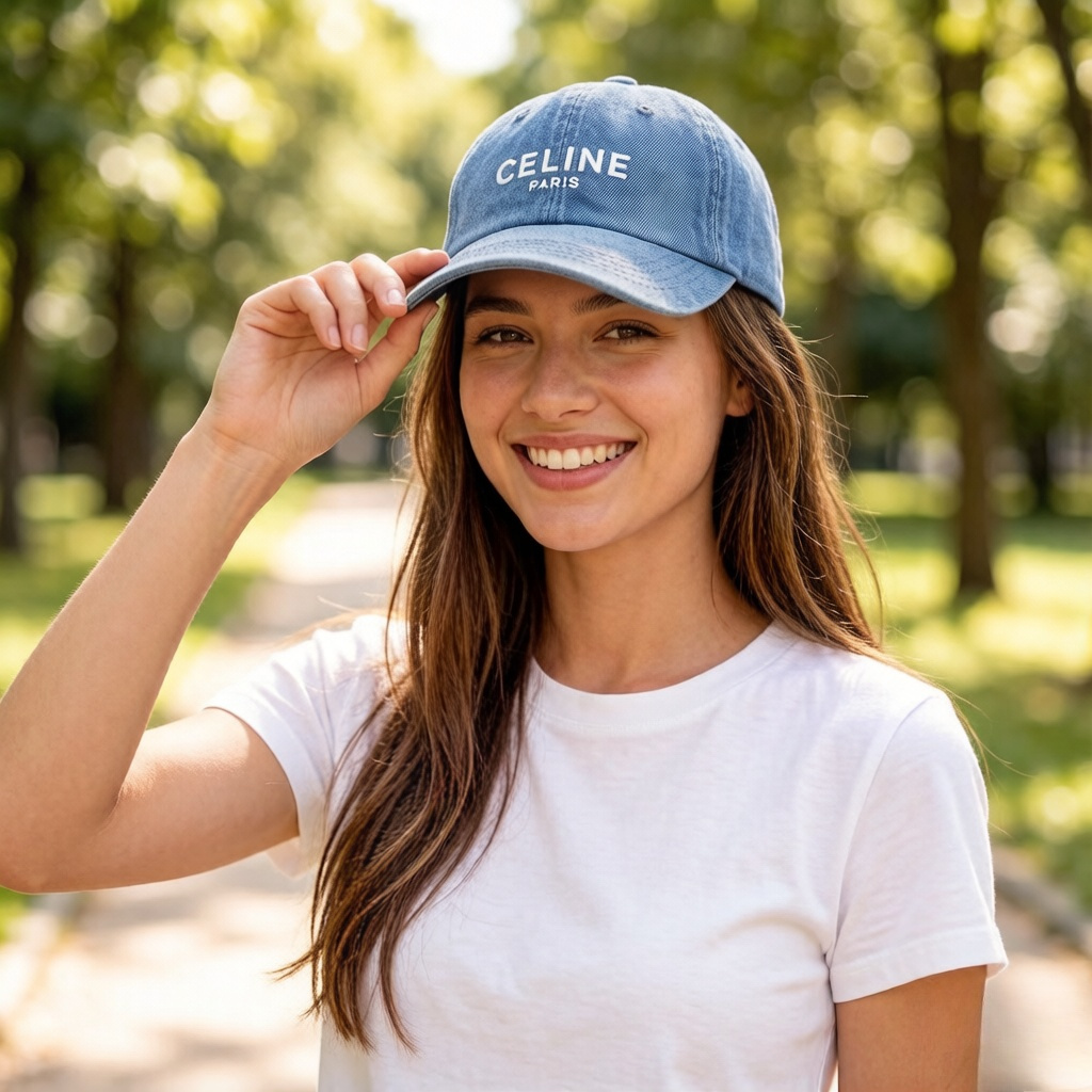 Celine Celine赛琳新款遮阳鸭舌帽，头围57cm