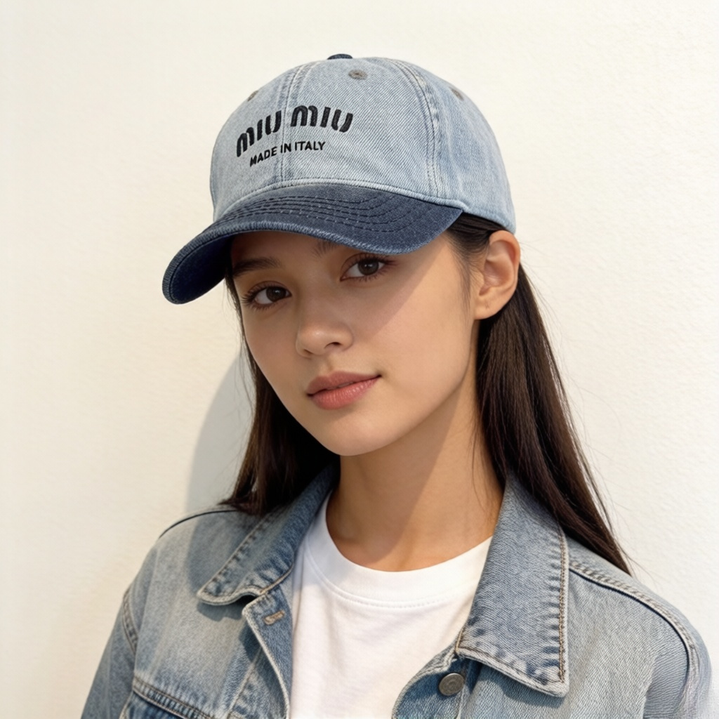 Miu Miu miumiu缪缪新款遮阳鸭舌帽，百搭