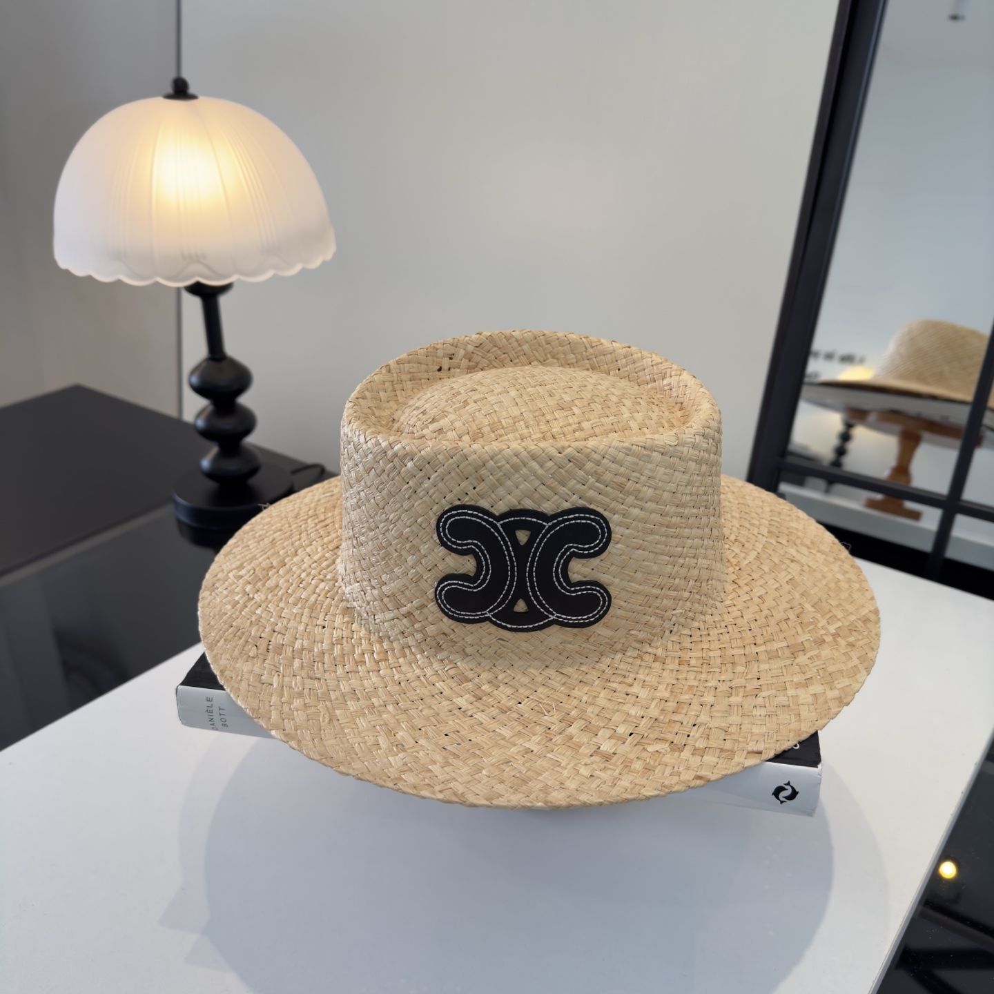 Celine Celine赛琳新款平顶草帽，日本纸草制作，夏日百搭
