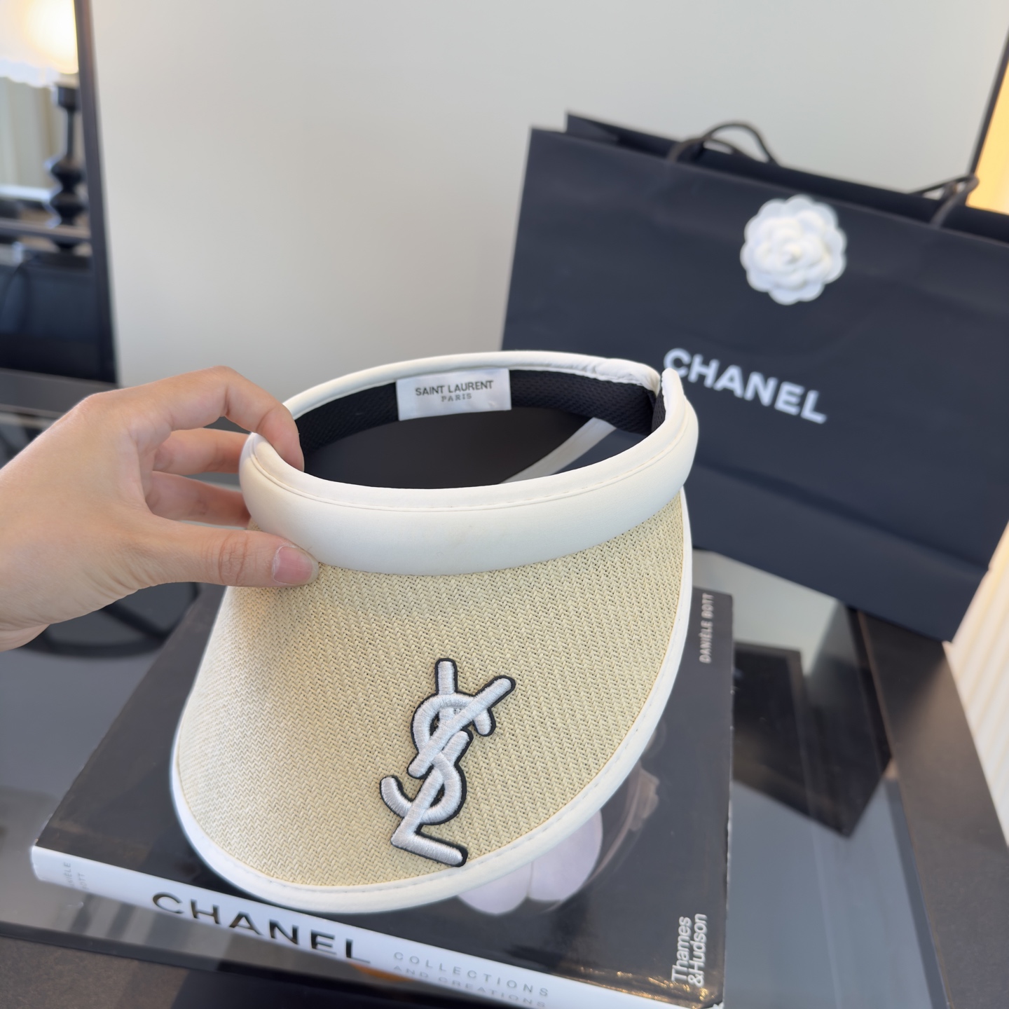 PYSL圣罗兰遮阳帽 发箍