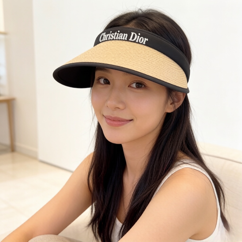 PDior迪奥新款发箍遮阳帽