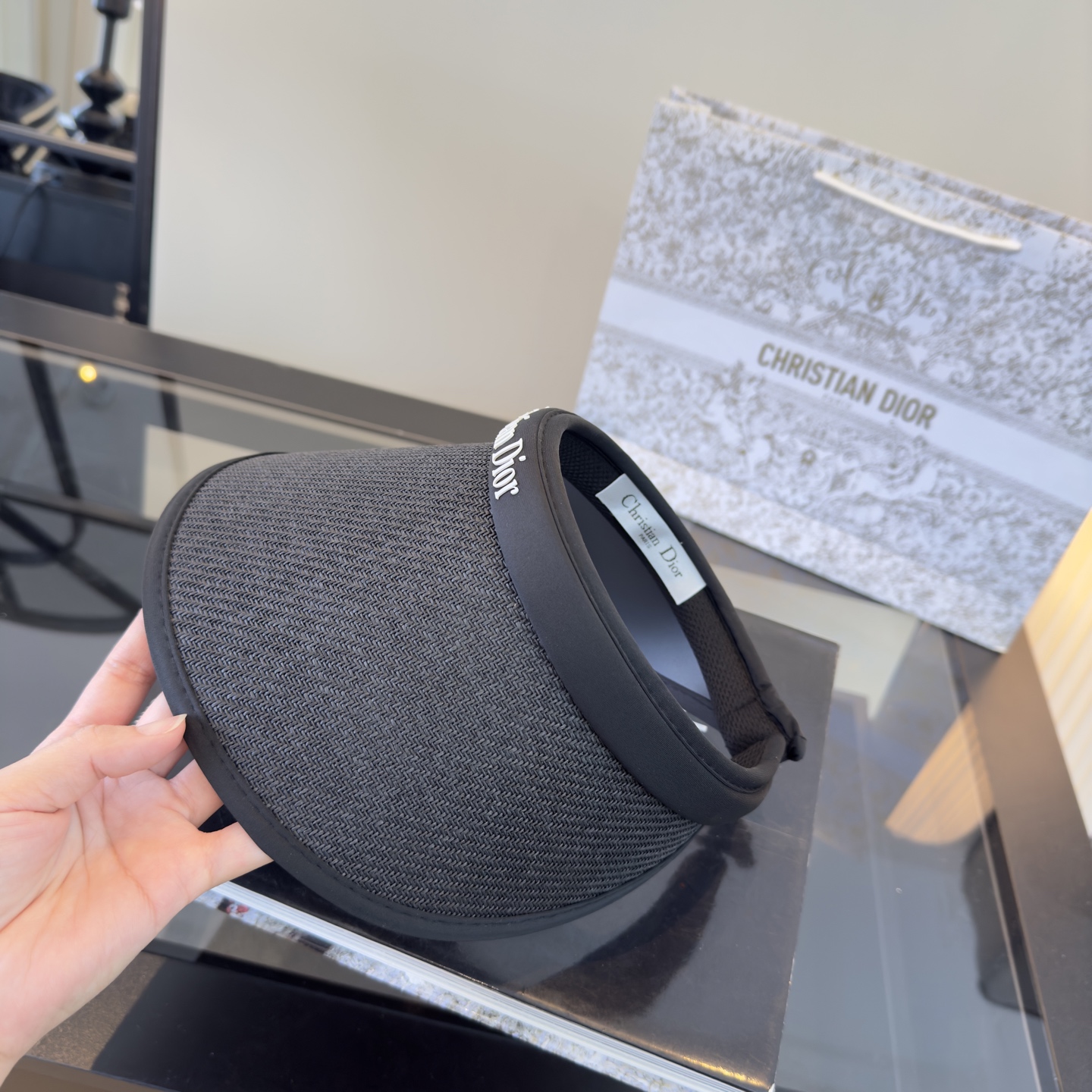 PDior迪奥新款发箍遮阳帽