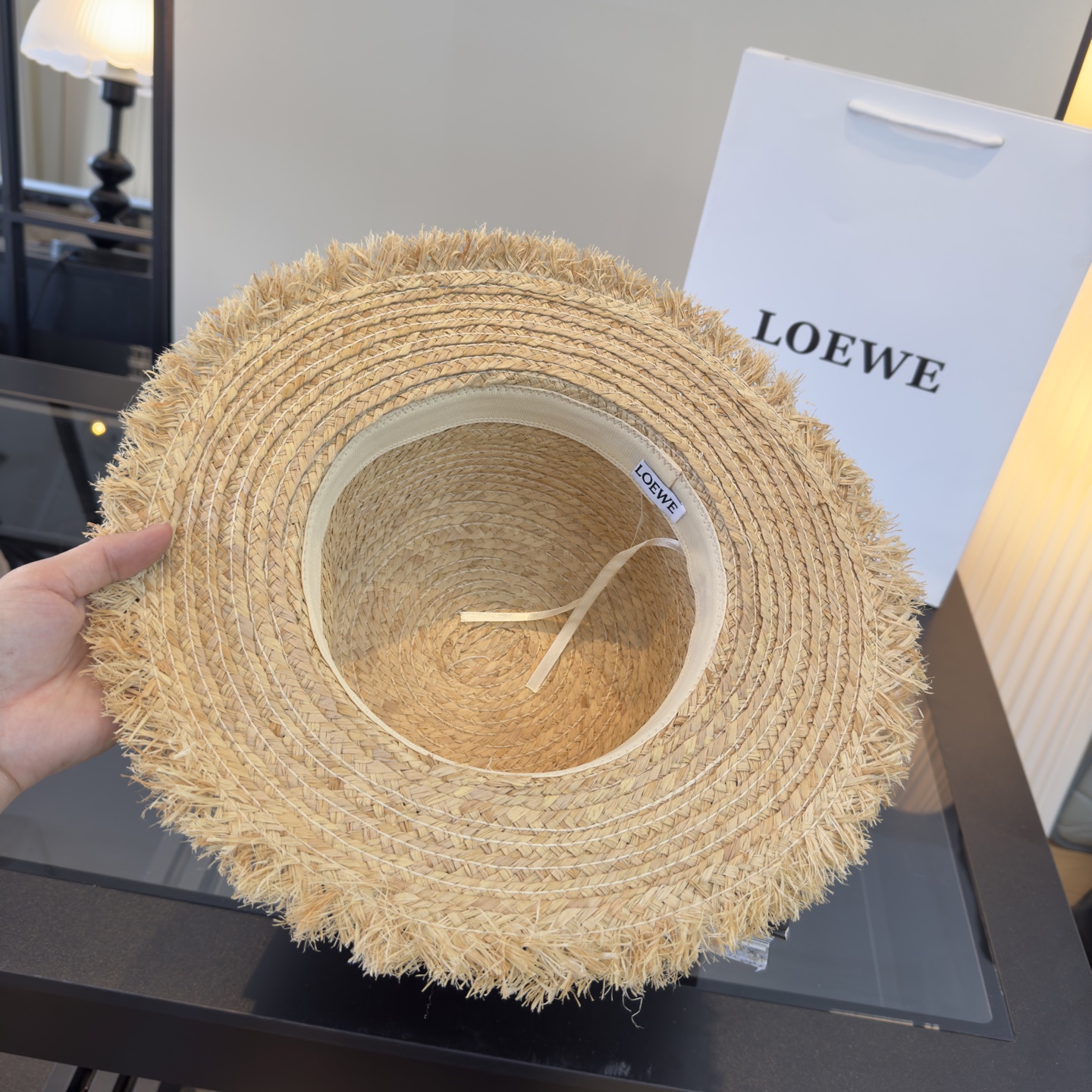 PLOEWE罗意威新款草帽，头围57cm