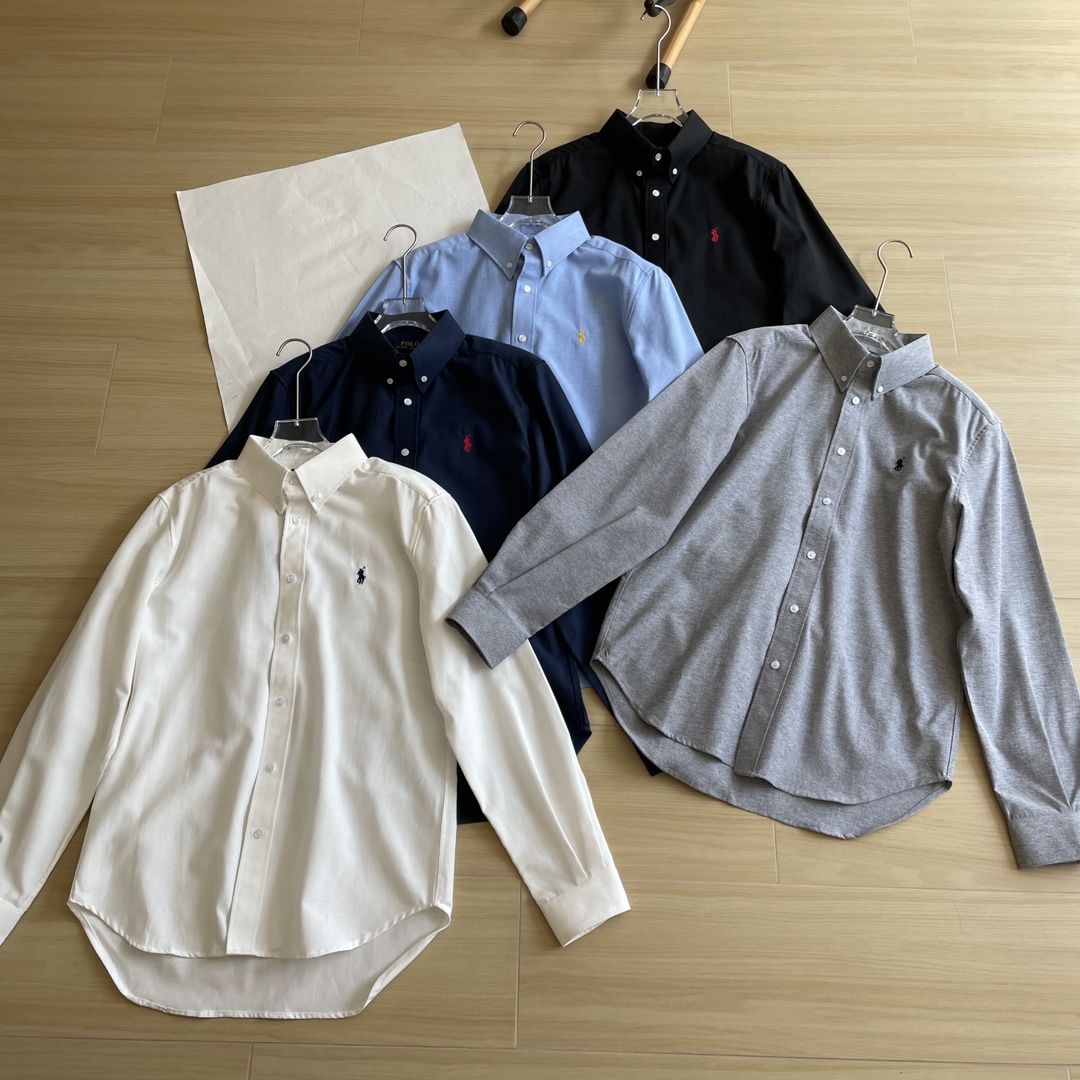 🖤主图
 品质Polo🆕🖤🇷🇺 RalP。h Lauren/拉夫劳伦  五色刺绣logo五色经典长袖休闲