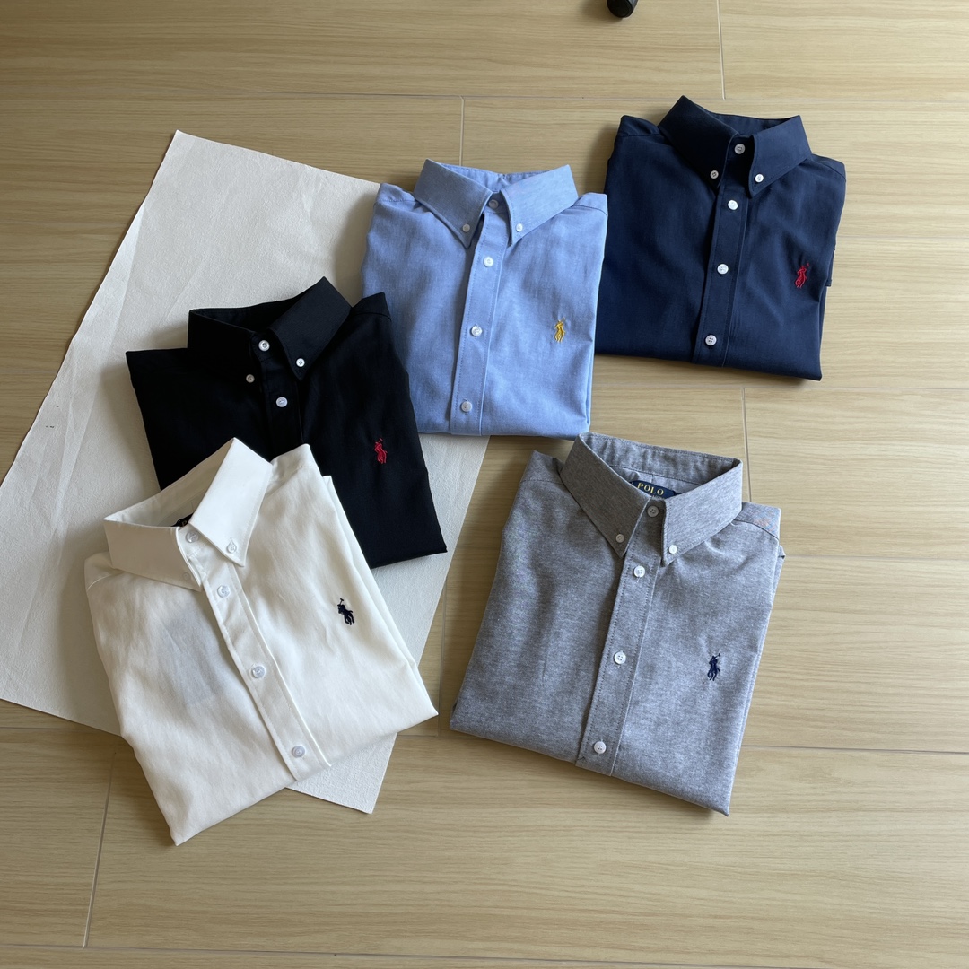 🖤主图
 品质Polo🆕🖤🇷🇺 RalP。h Lauren/拉夫劳伦  五色刺绣logo五色经典长袖休闲