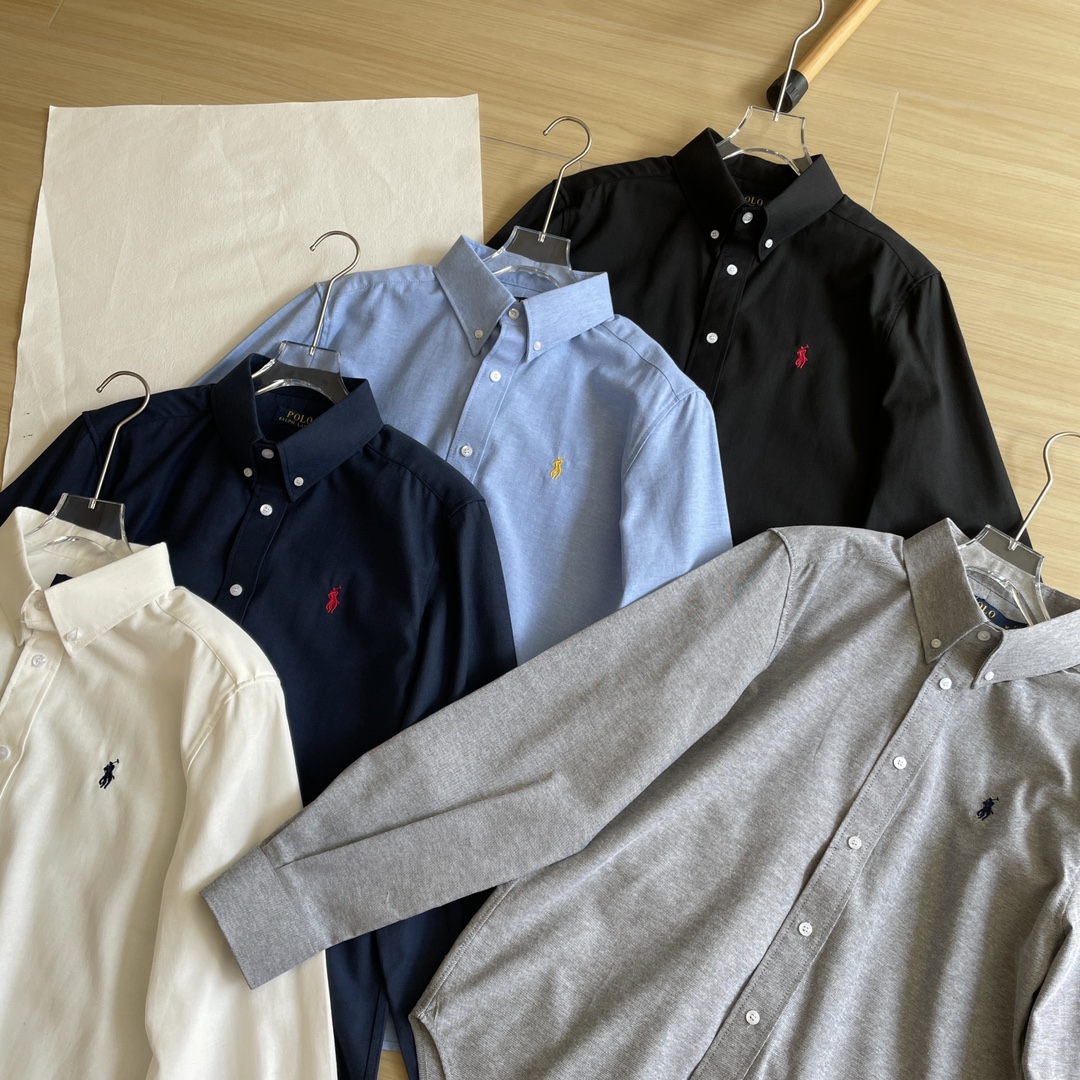 🖤主图
 品质Polo🆕🖤🇷🇺 RalP。h Lauren/拉夫劳伦  五色刺绣logo五色经典长袖休闲