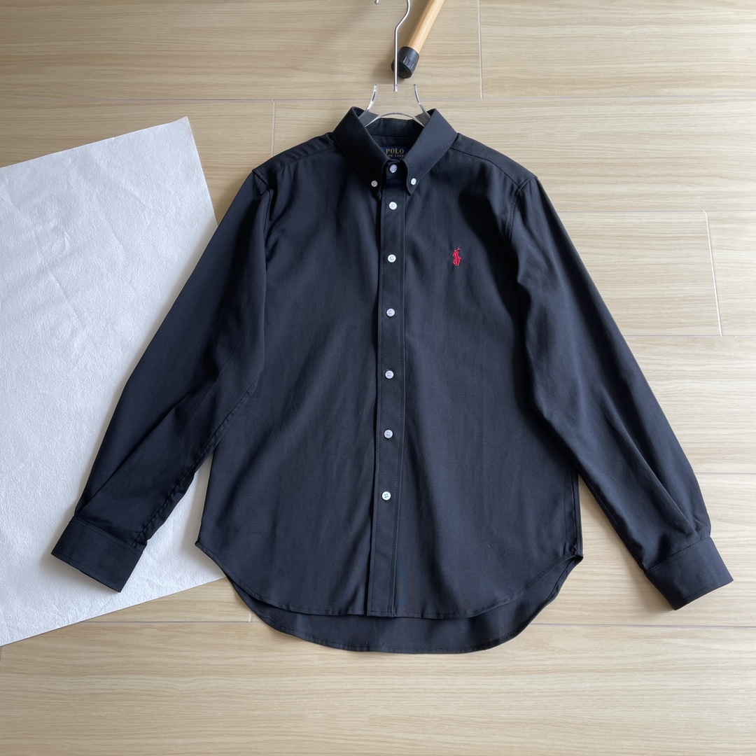 🖤主图
 品质Polo🆕🖤🇷🇺 RalP。h Lauren/拉夫劳伦  五色刺绣logo五色经典长袖休闲