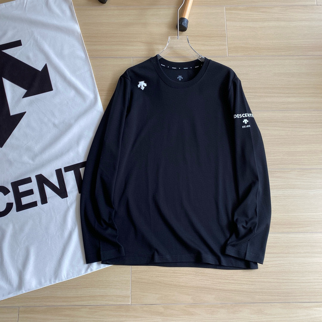 🖤主图+细节
品质长袖🆕🖤DESCENTE/迪桑特春秋季新款针织圆领长袖T恤打底衫
👍⚠️注意专柜11原