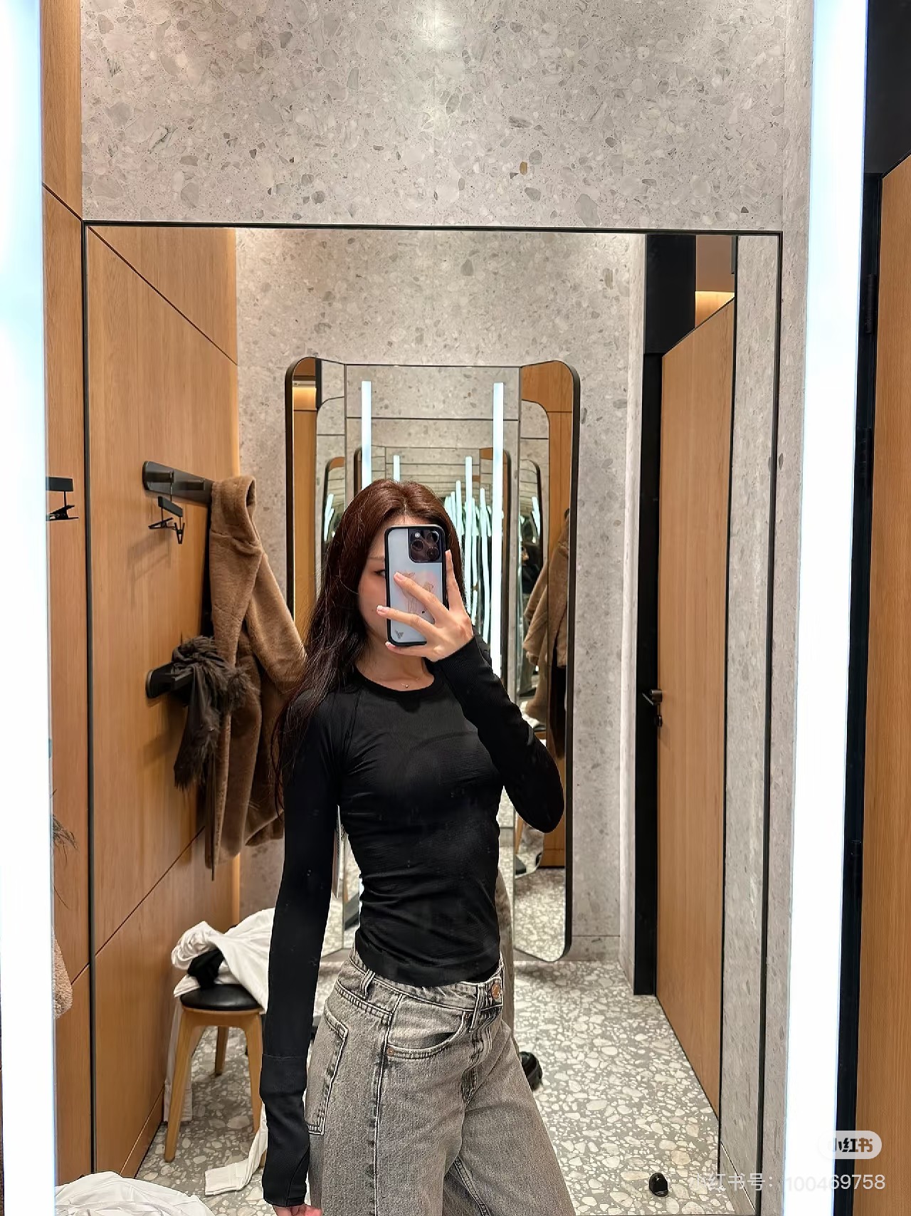🖤模特+细节图
官网同款🆕🖤Swiftly Tech 女士三色运动短款长袖 T 恤 2.0 艺提花瑜伽长