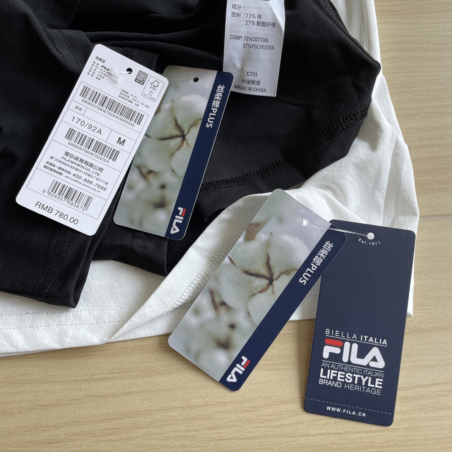 2025 FILA Men’s Two-Colour Short-Sleeve T-Shirt Details: Comfortable Cotton, Future-Inspired Design - 图片 7