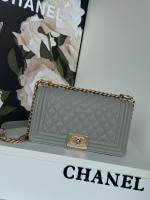 Chanel Le Boy Garçon Cuir de veau vache 1 Chanel Le Boy Garçon Cuir de veau vache