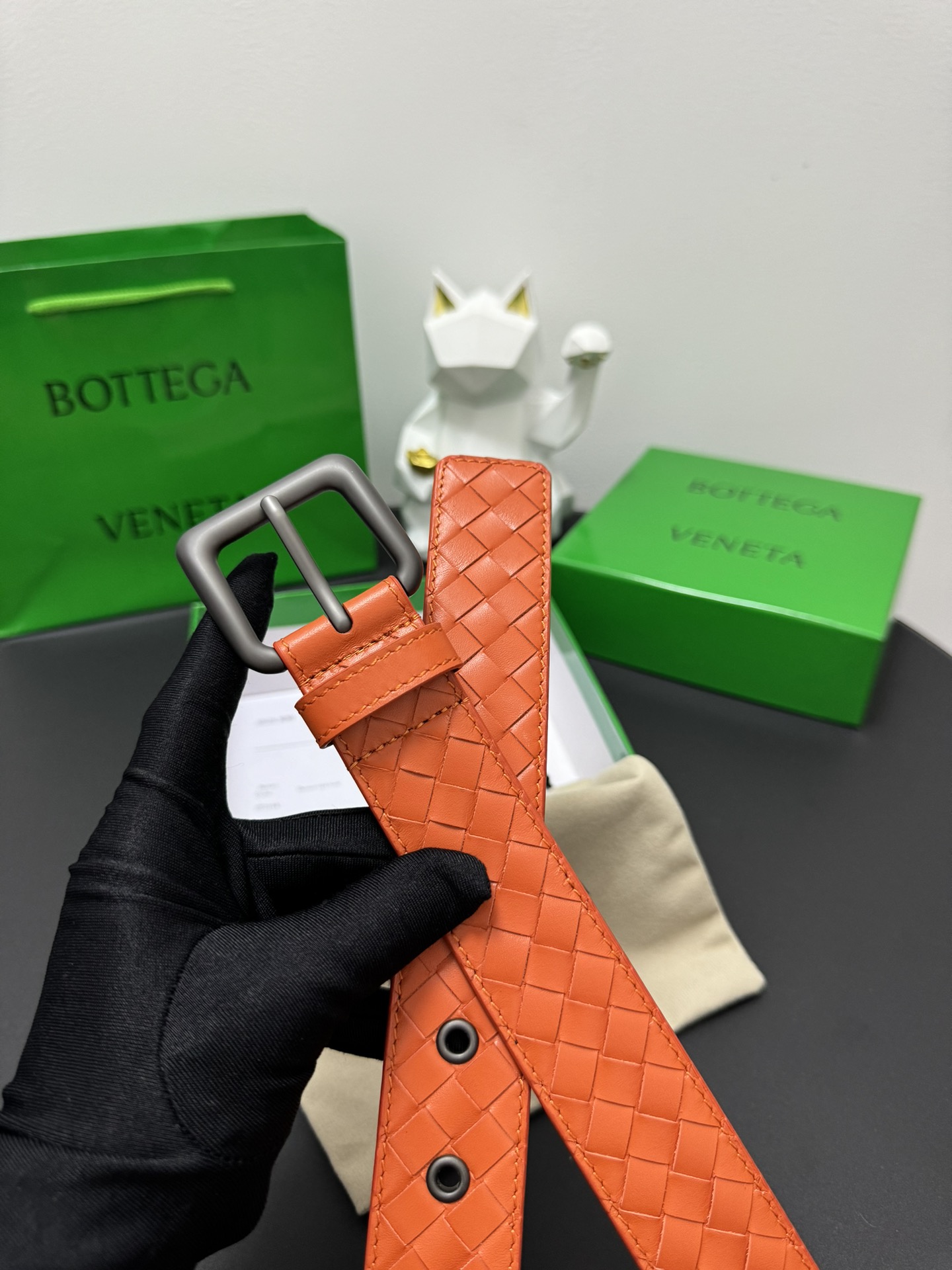 Bottega Veneta Woven Leather Belt | Handcrafted Italian Style | 3.5cm Width 6 i1747188343 2201 3