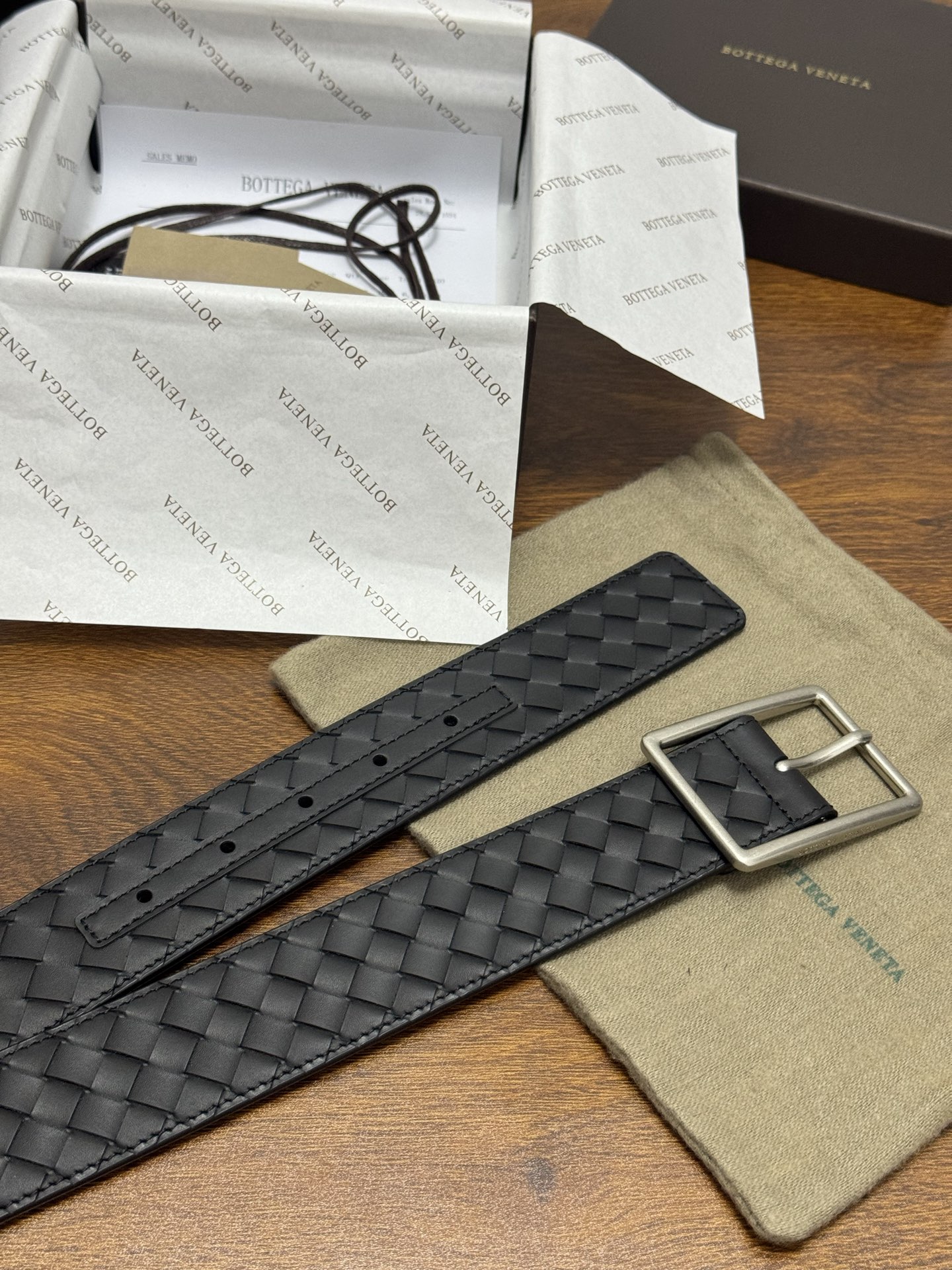 Ремень с плетением Bottega Veneta