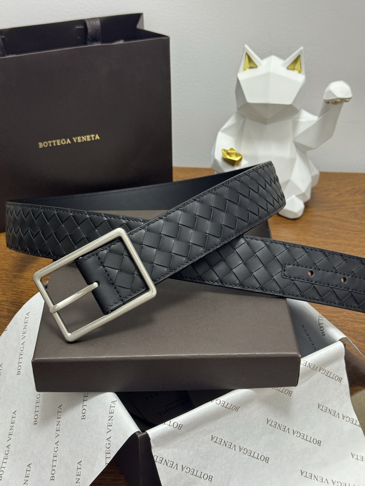 Ремень с плетением Bottega Veneta