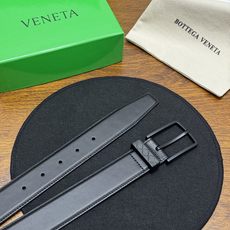 BOTTEGA VENETA 3.5cm 黑Intreccio LooP编织圆环腰带,手工新款牛 BOTTEGA VENETA 3.5cm 黑Intreccio LooP编织圆环腰带,手工新款牛