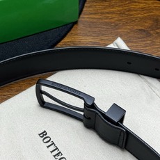 BOTTEGA VENETA 3.5cm 黑Intreccio LooP编织圆环腰带,手工新款牛 BOTTEGA VENETA 3.5cm 黑Intreccio LooP编织圆环腰带,手工新款牛