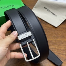 BOTTEGA VENETA 3.5cm 黑Intreccio LooP编织圆环腰带,手工新款牛 BOTTEGA VENETA 3.5cm 黑Intreccio LooP编织圆环腰带,手工新款牛