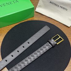 BOTTEGA VENETA 2.5cm 咖啡Intrecciato Piccolo编织皮革腰带 BOTTEGA VENETA 2.5cm 咖啡Intrecciato Piccolo编织皮革腰带