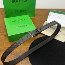 BOTTEGA VENETA 2.5cm 咖啡Intrecciato Piccolo编织皮革腰带 BOTTEGA VENETA 2.5cm 咖啡Intrecciato Piccolo编织皮革腰带