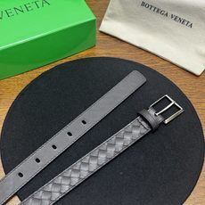 BOTTEGA VENETA 2.5cm 咖啡Intrecciato Piccolo编织皮革腰带 BOTTEGA VENETA 2.5cm 咖啡Intrecciato Piccolo编织皮革腰带