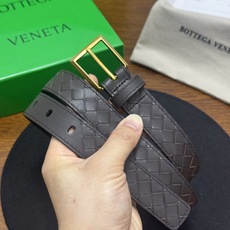 BOTTEGA VENETA 2.5cm 咖啡Intrecciato Piccolo编织皮革腰带 BOTTEGA VENETA 2.5cm 咖啡Intrecciato Piccolo编织皮革腰带