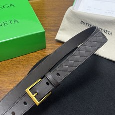 BOTTEGA VENETA 2.5cm 咖啡Intrecciato Piccolo编织皮革腰带 BOTTEGA VENETA 2.5cm 咖啡Intrecciato Piccolo编织皮革腰带