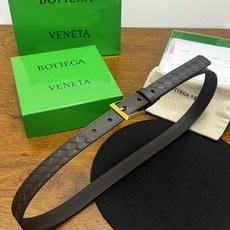 BOTTEGA VENETA 2.5cm 咖啡Intrecciato Piccolo编织皮革腰带 BOTTEGA VENETA 2.5cm 咖啡Intrecciato Piccolo编织皮革腰带