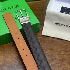 BOTTEGA VENETA 3.5cm 咖啡/棕色底 Intrecciato编织皮革双面腰带,金属可旋转搭 BOTTEGA VENETA 3.5cm 咖啡/棕色底 Intrecciato编织皮革双面腰带,金属可旋转搭