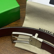 BOTTEGA VENETA 3.5cm 咖啡/枣红底 Intrecciato编织皮革双面腰带,金属可旋转搭扣 BOTTEGA VENETA 3.5cm 咖啡/枣红底 Intrecciato编织皮革双面腰带,金属可旋转搭扣