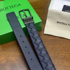 BOTTEGA VENETA 3.5cm 蓝色/蓝色底 Intrecciato编织皮革双面腰带,金属可旋转搭 BOTTEGA VENETA 3.5cm 蓝色/蓝色底 Intrecciato编织皮革双面腰带,金属可旋转搭