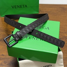 BOTTEGA VENETA 2.5cm 咖啡 Intrecciato Piccolo编织腰带,牛皮皮革手工编织 BOTTEGA VENETA 2.5cm 咖啡 Intrecciato Piccolo编织腰带,牛皮皮革手工编织
