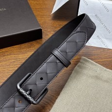 BOTTEGA VENETA 3.0cm 咖啡 Intrecciato编织牛皮革腰带,金属搭扣爪扣开合配色饰面 BOTTEGA VENETA 3.0cm 咖啡 Intrecciato编织牛皮革腰带,金属搭扣爪扣开合配色饰面