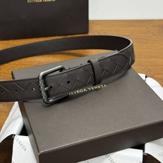 BOTTEGA VENETA 3.0cm 咖啡 Intrecciato编织牛皮革腰带,金属搭扣爪扣开合配色饰面 BOTTEGA VENETA 3.0cm 咖啡 Intrecciato编织牛皮革腰带,金属搭扣爪扣开合配色饰面