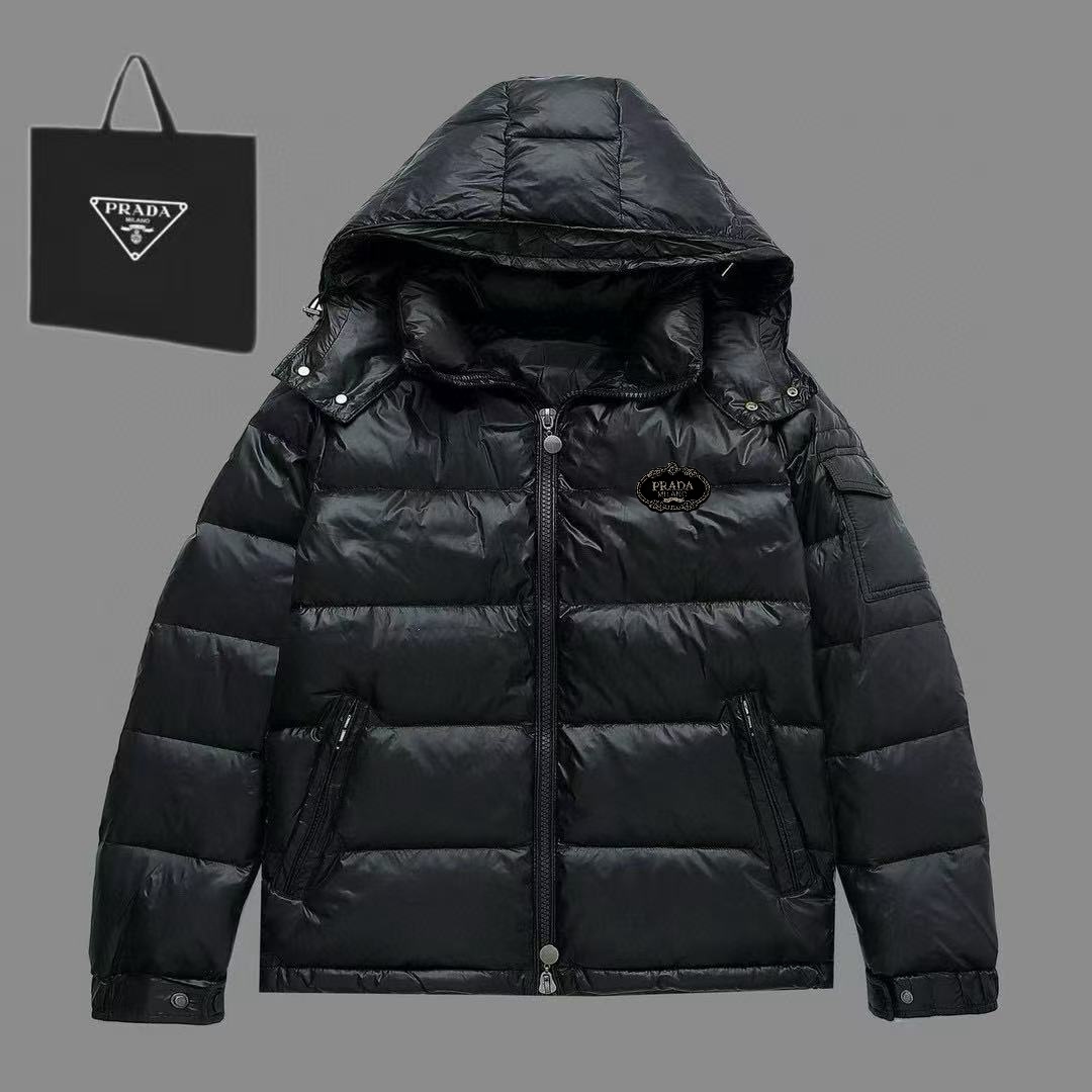 Prada Padded Down Jacket: Warm, Water-Resistant, Windproof & Stylish