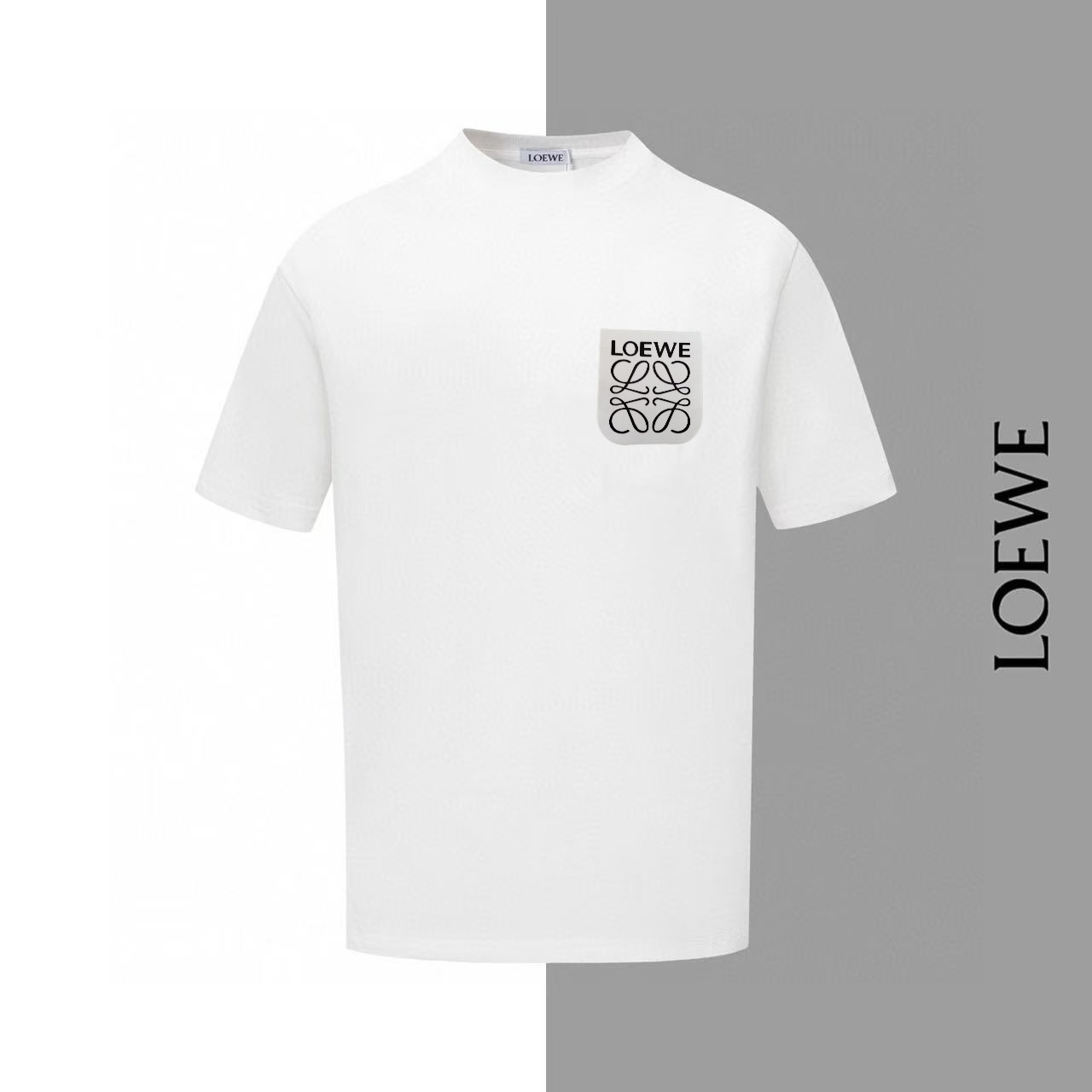 P85, camiseta de manga corta de cuello redondo de Loewe, misma que en tienda oficial, tejido de algodón personalizado. …
