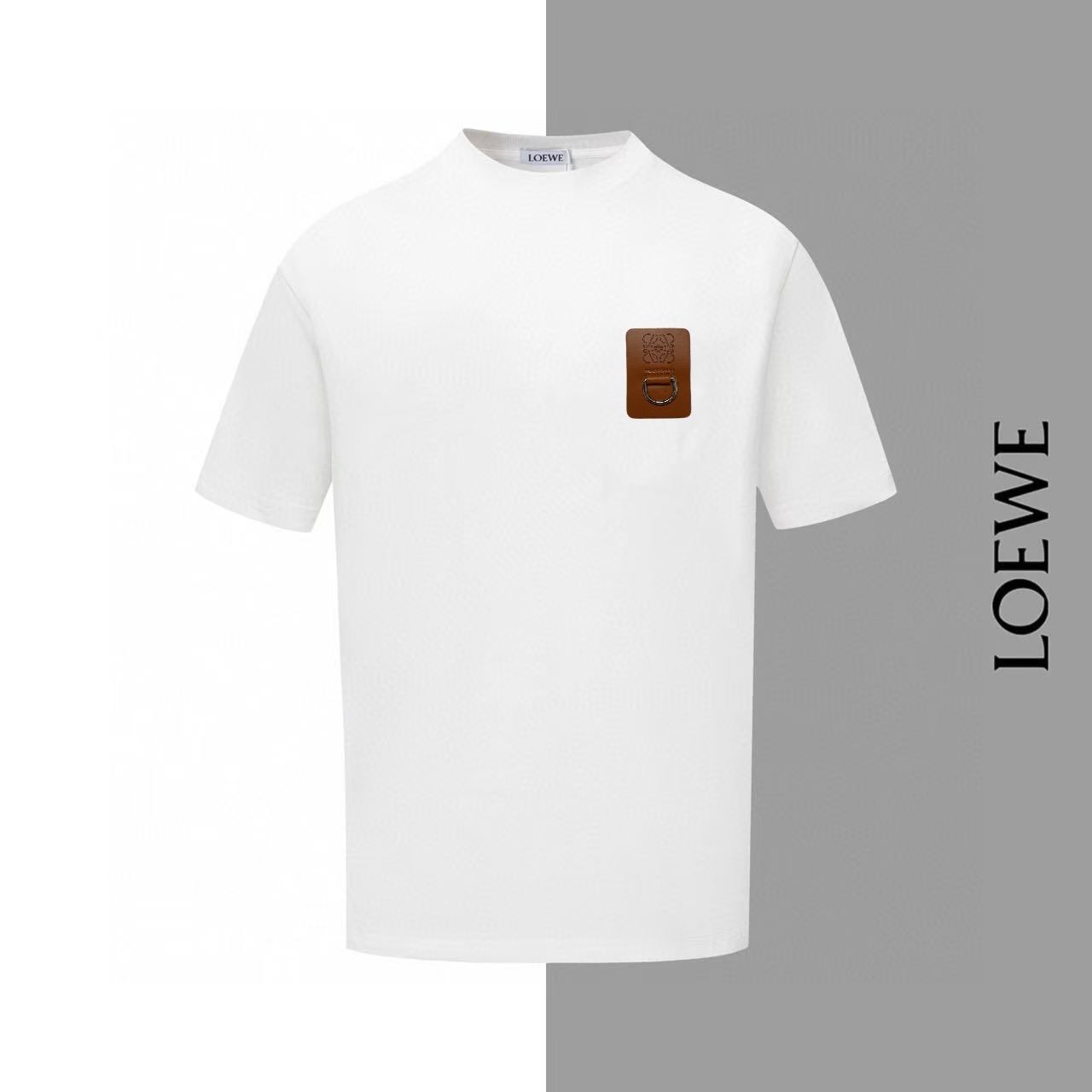P85, camiseta de manga corta de cuello redondo de Loewe, misma que en tienda oficial, tejido de algodón personalizado. …