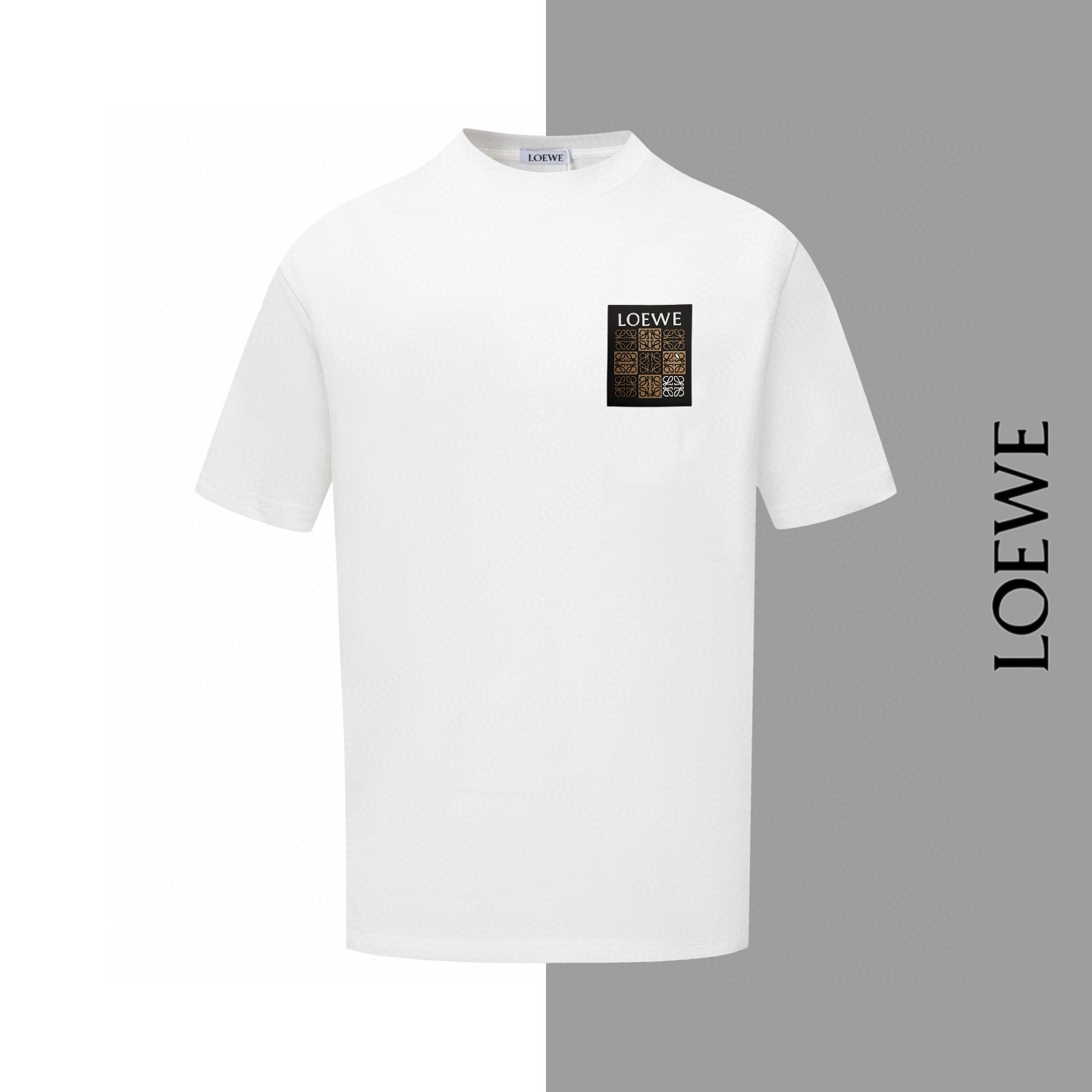 P85, camiseta de manga corta de cuello redondo de Loewe, misma que en tienda oficial, tejido de algodón personalizado. …