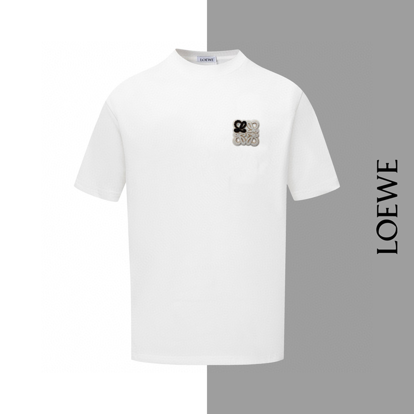 P85, camiseta de manga corta de cuello redondo de Loewe, misma que en tienda oficial, tejido de algodón personalizado. …