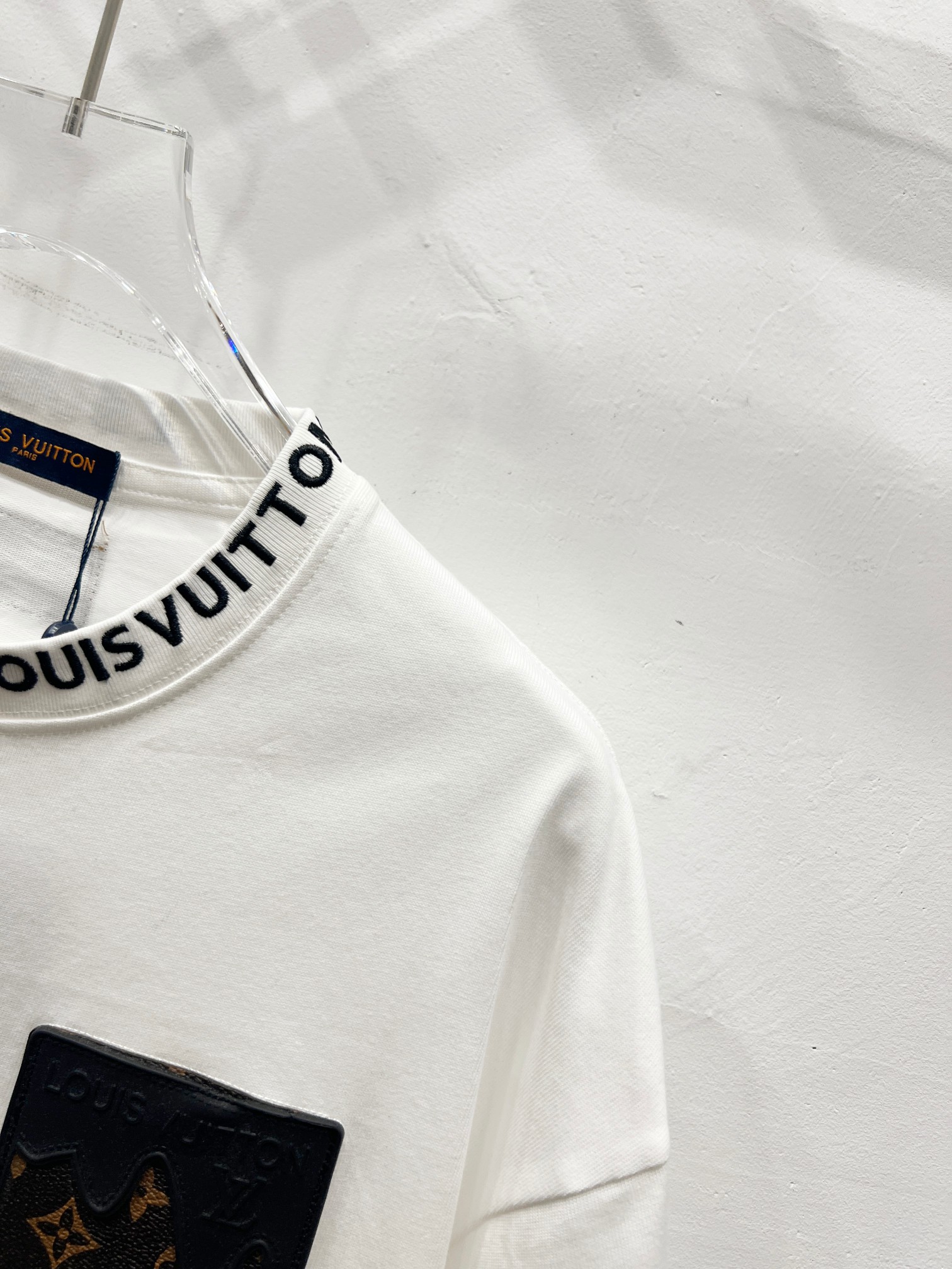 Louis Vuitton LV 2025 Classic Embroidered T-shirt in Pure Cotton Fabric - 图片 5