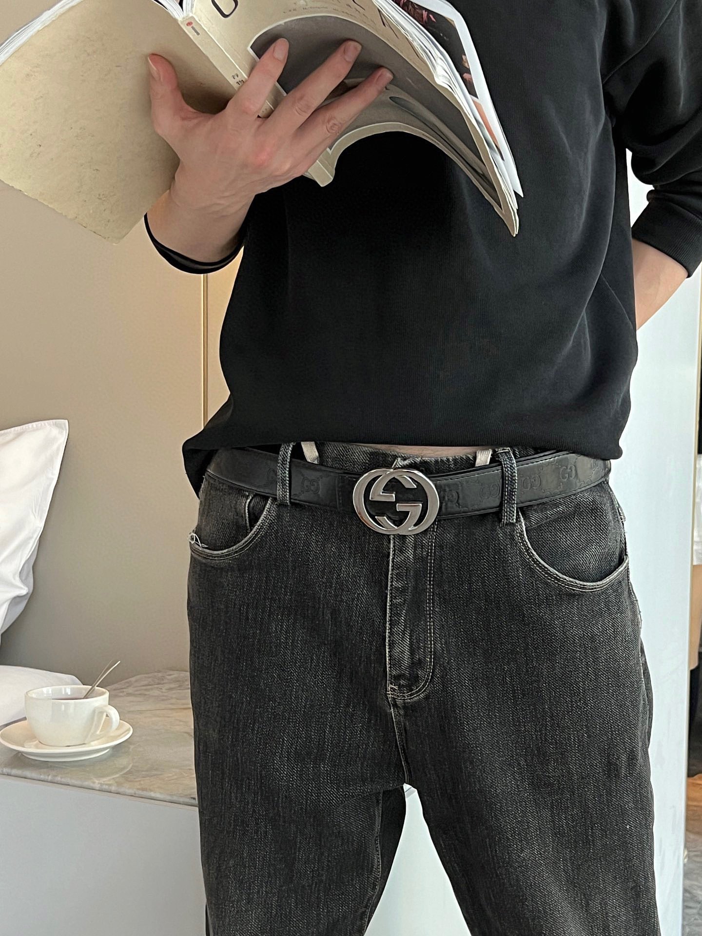 Gucci Classic Double-Buckle Leather Belt - Comprehensive