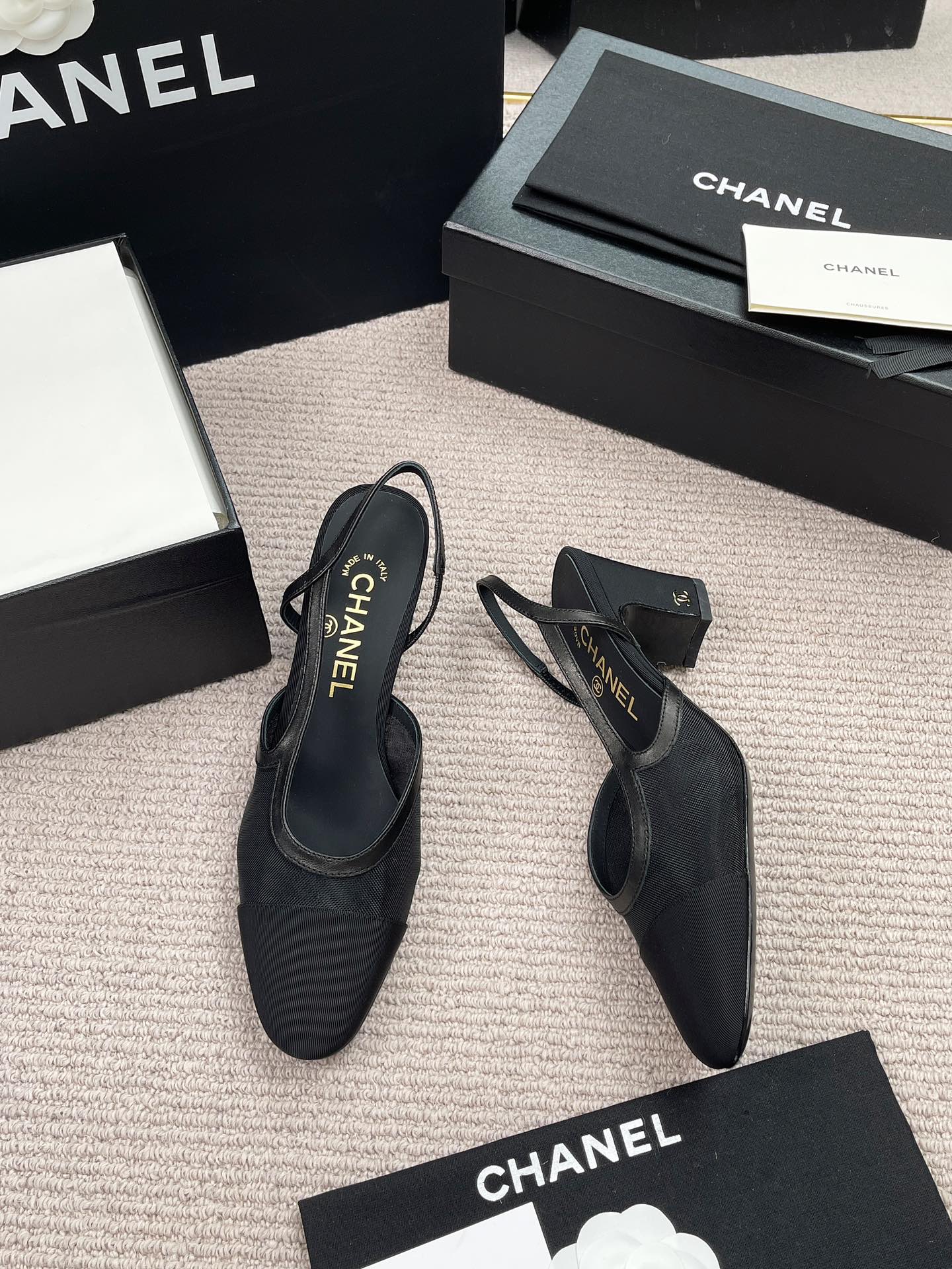 Сандалии Chanel черные, размер 35-39