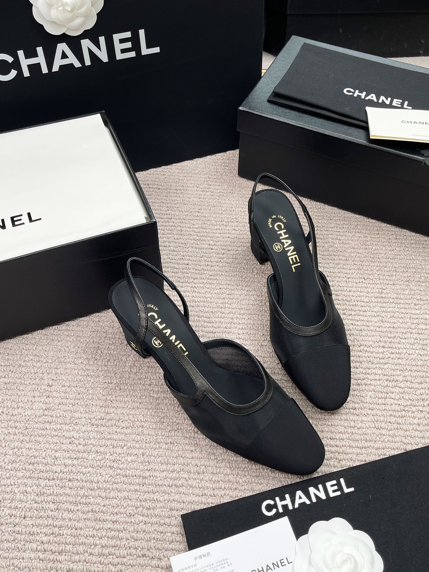Сандалии Chanel черные, размер 35-39