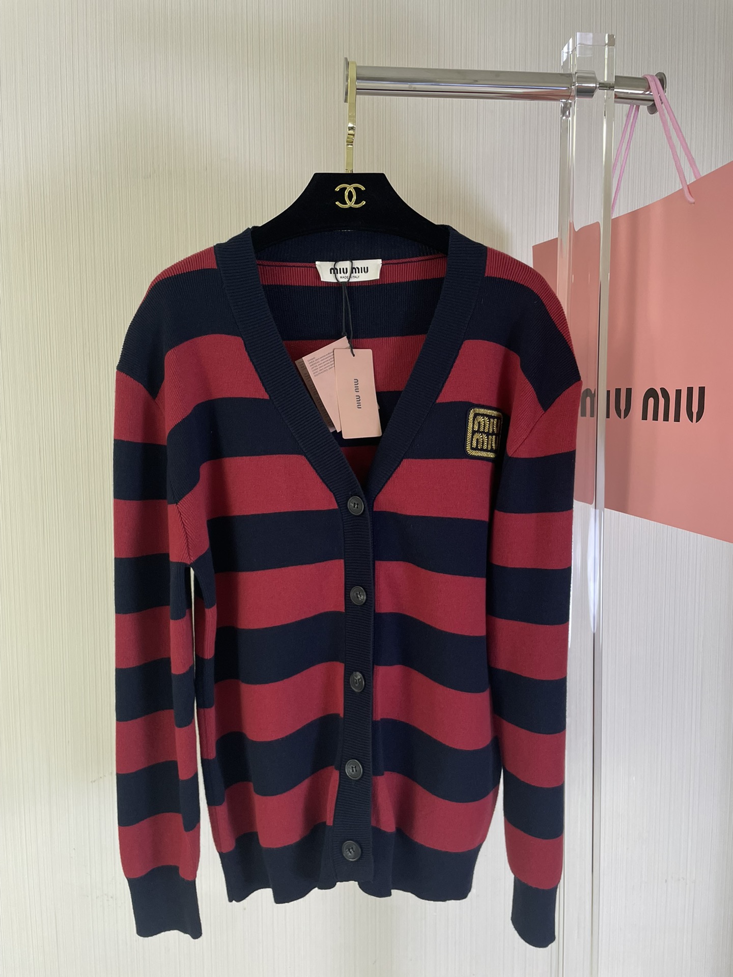MiuMiu Clothing Cardigans Wool Spring Collection