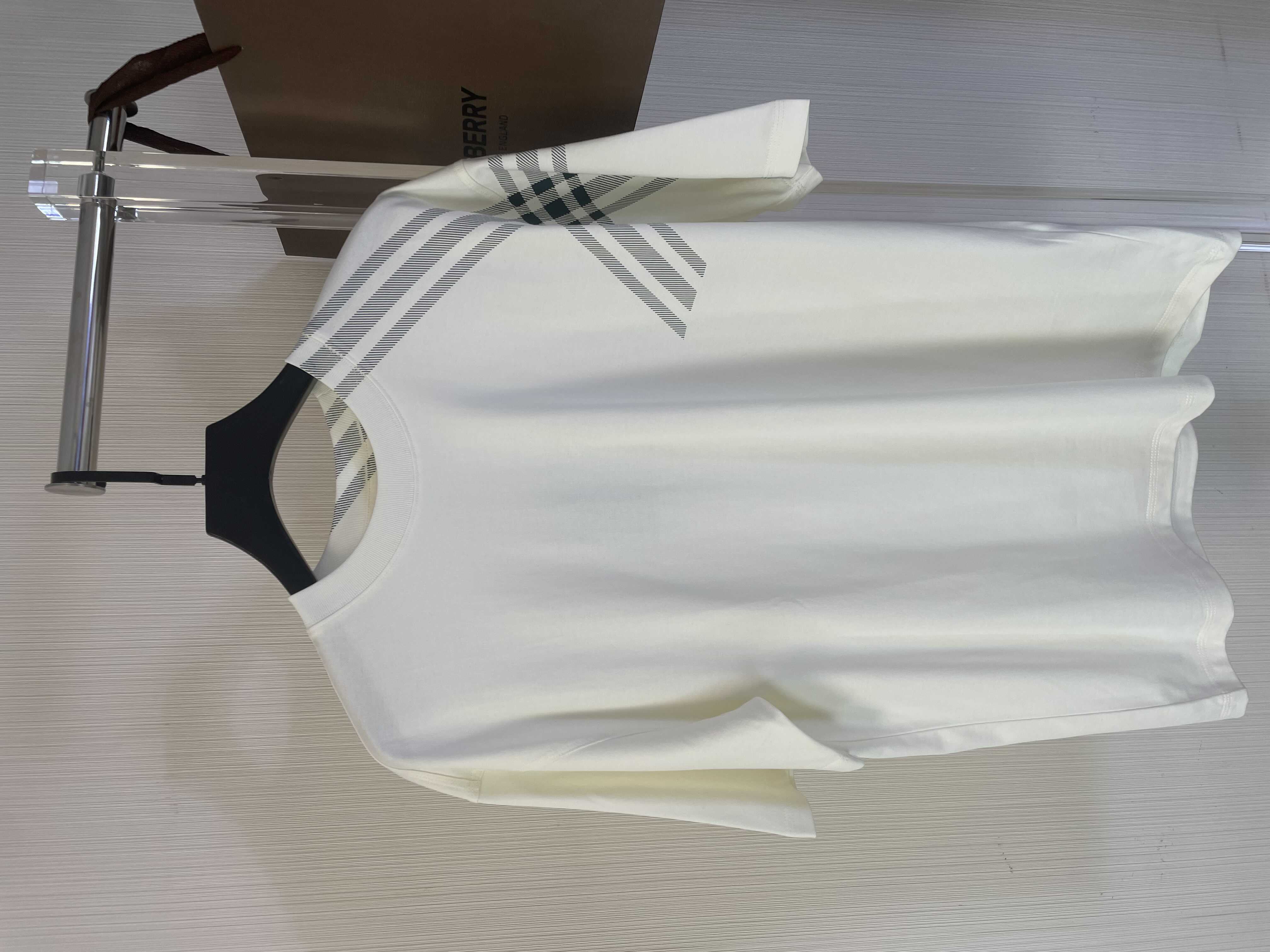 Burberry Clothing T-Shirt Printing Combed Cotton