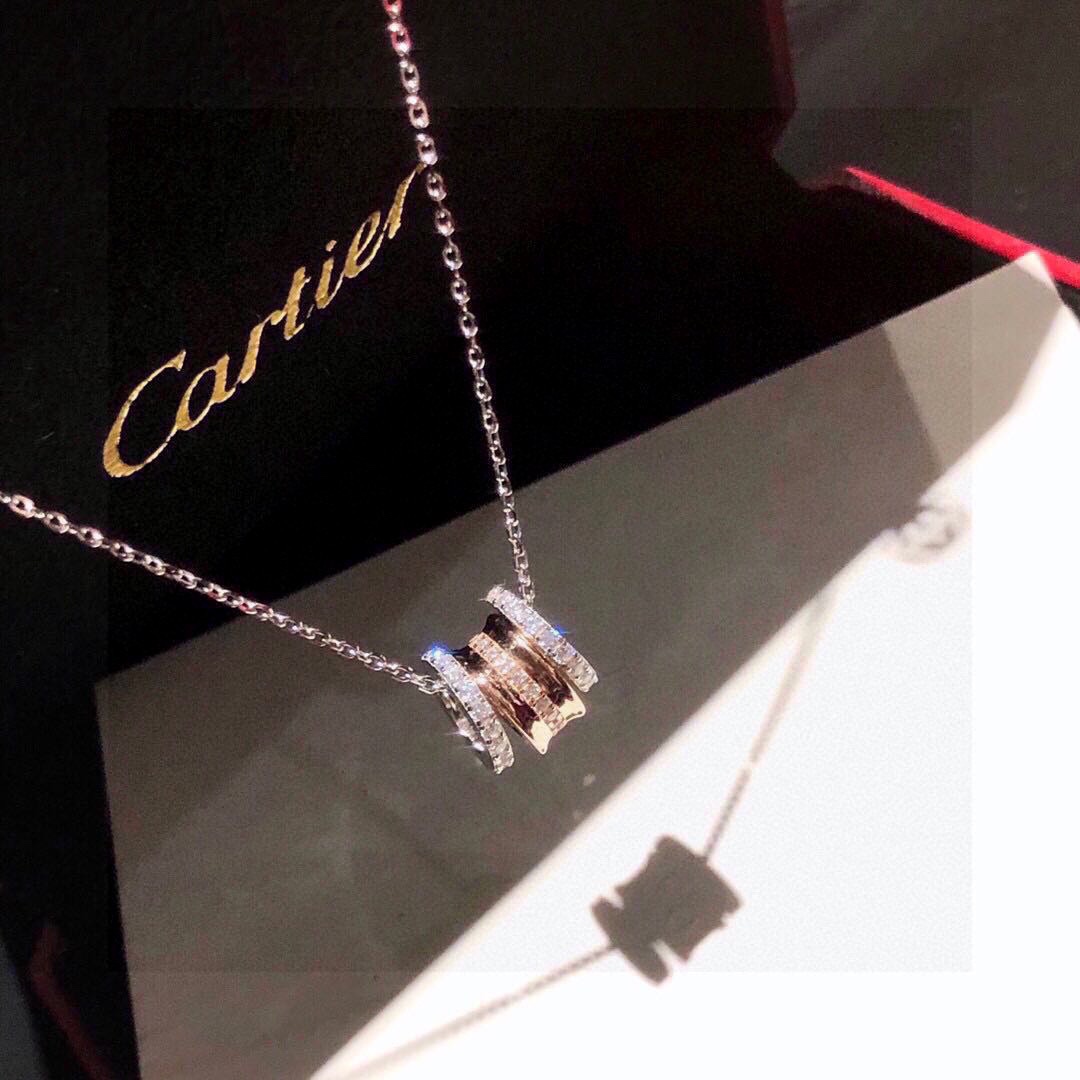 Cartier Joyas Collar Incrustados con diamantes 925 plata
