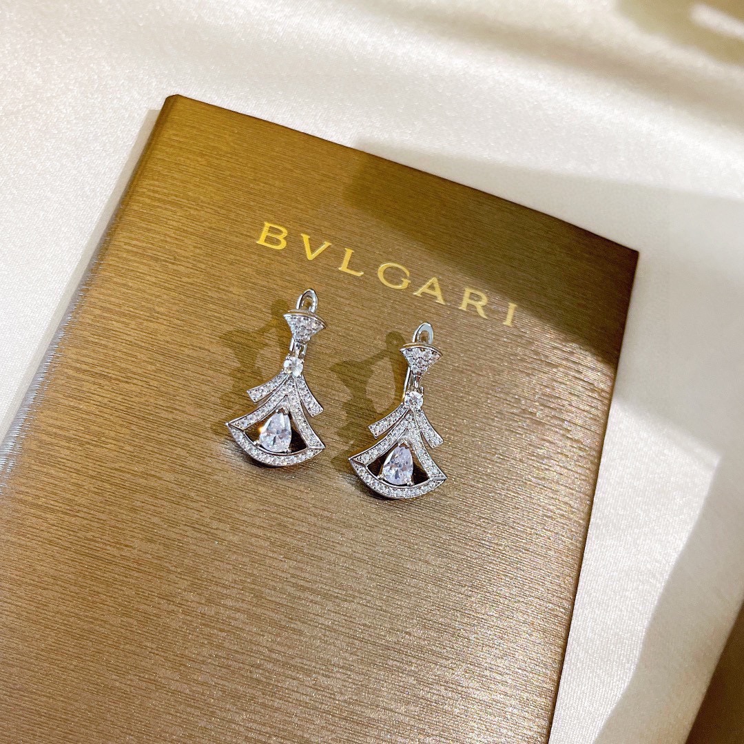 👑Bvlgari 宝格丽 Diva系列 王鸥同款项链 镂空 裙子 项链 耳钉 套装 精选德国进口s925