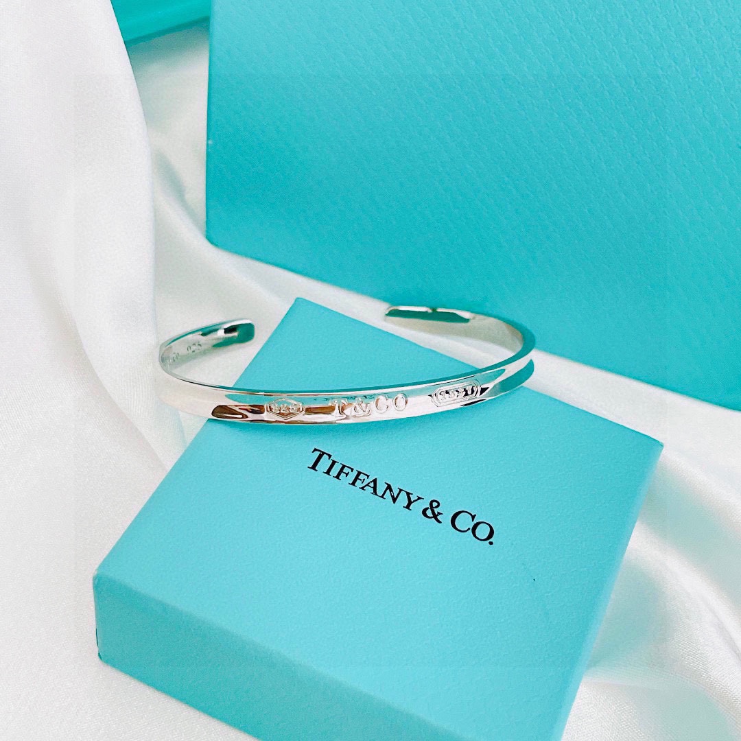 Tiffany&Co. Jewelry Bracelet Platinum 925 Silver