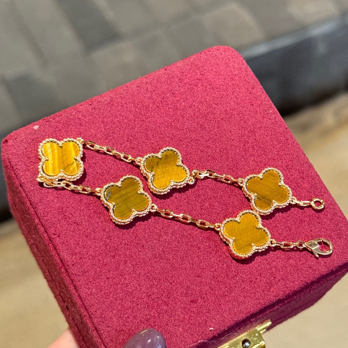 Limited Edition Zhuan Family Bracelet: Stunning Rose Gold and Gold Plating (158) - 图片 9